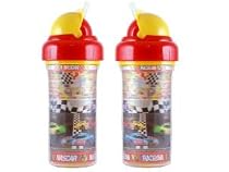 NASCAR 2pk Toddler Insulated Flip N Sip Cups