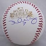 2011 WORLD SERIES BASEBALL David Murphy Autographed ROLB Baseball, Texas Rangers, Proof Photo of David Signing for Us.