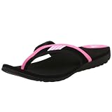 adidas Womens Calo Sandal,Black/Pink/White,8 M