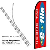 Income Tax e file Feather Banner Flag Kit 3100iBCSM3L. SL160 Income Tax e file Feather Banner Flag Kit