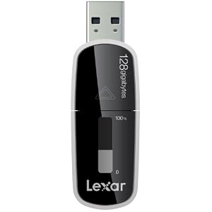Lexar Echo MX 128 GB Backup Flash Drive LEHMX128BSBNA $94.99