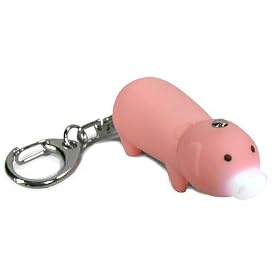 Pig Beam - Oinking Pig LED Flashlight by Pig Beam