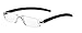 Zoom Eyeworks Unisex-Adult +3.00 Reading Glasses, Black