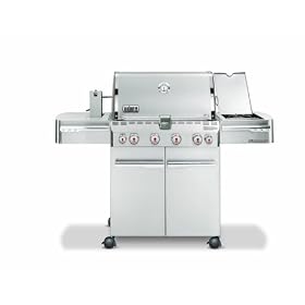 Weber 1740301 Summit S-450 Propane Tuck-Away Rotisserie Grill