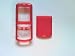 Clear Red Faceplate for Motorola E1 Cell Phone