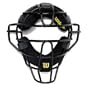 Wilson Dyna-Lite Steel Cage Amara Suede Umpire's Facemask