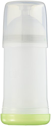 Adiri NxGen Stage 1 Nurser Slow Flow Baby Bottle, White, 3-6 Months