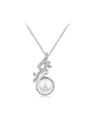 Art Deco Pearl Pendant Necklace