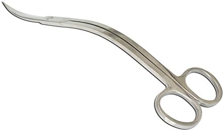 Happy Pets Professional Aquarium Wave Scissors Stainless Steel for Aquatic Plants 9.45inch(24cm) Length
