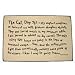 Cat Diary Doormat (Taupe background/black lettering, 18in x 27in)