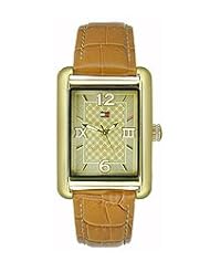 Tommy Hilfiger Womens 1781407 Analog Display Quartz Brown Watch