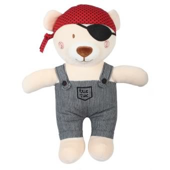 Tuc Tuc Teddy Bear Pirate Boy Soft Stuffed Plush Baby Toy. Pirates Collection.