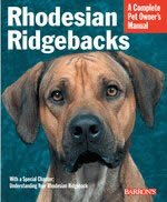 Barrons Books Rhodesian Ridgebacks Book