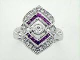 Ring with Multi Colored Swarovski Crystals