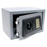 Fit Anywhere Digital Safe Box for Home, Office, Boat/RV - 550 Cubic Inches - Gray