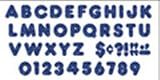 READY LETTERS 4 CASUAL BLUE