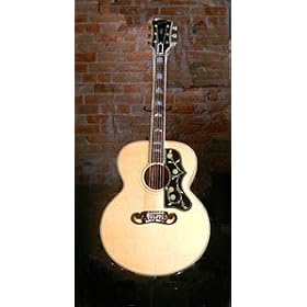 Gibson SJ200 Reemissão violão (Antique Natural, com Case)