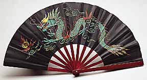 Bamboo Dragon Fighting Fans
