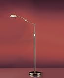 IMAGE OF P-1145 floor lamp - nickel, 220 - 240V (for use in Australia, Europe, Hong Kong etc.)