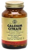 Solgar - Calcium Citrate with Vitamin D3 Tablets - 120 K