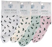 Moisture Foot Socks-Prints - 1 pr -