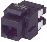 Crimpless RJ45 Keystone Type Jack Black