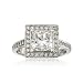 2.38 ct. t.w. Certified Princess-Cut Diamond Ring In Platinum. Size 7