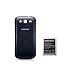 Samsung Original Akkublock mit Geh�user�ckseite EB-K1G6UBUGSTD (kompatibel mit Galaxy S3 / S3 LTE) in pebble-blue
