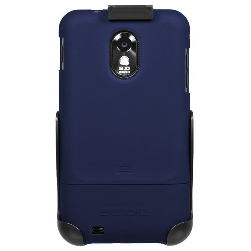 Seidio BD2-HR3SSEPT-BL SURFACE Case and Holster Combo for Samsung Epic 4G Touch - Combo Pack - Retail Packaging - Sapphire Blue