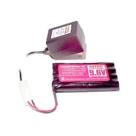 9.6 Volt Nitro NiMH, 700mAh Battery and Charger from Jada R/C
