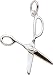 Jewelry : Scissors Charm by Rembrandt Charms