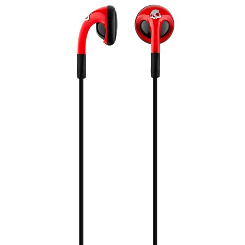 Skullcandy Fix Bud Earphones with Mic - Red/Black - S3FXDM-160