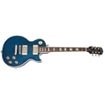 Epiphone Les Paul Tribute Plus Guitar with Case, Midnight Sapphire Blue