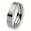 Flat Brushed Titanium Ring (5.0 mm) - Sizes 6-13