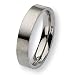 Flat Brushed Titanium Ring (5.0 mm) - Sizes 6-13