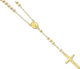 14k Mirror Beaded Rosary
