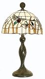 Ducks Table Lamp with cast body and Tiffany shade