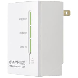 Monster 121622-00 Digital Express POWERNET 100 Starter Pack PLC Network Kit