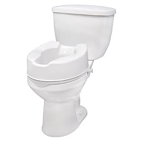 Raised Toilet Seat With Lock And Lid