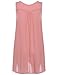 ROMWE Women's Cute Plain House Sleeveless Pleated Embroidered Dress