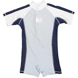 Boys Blue Gray UV Rash Suit