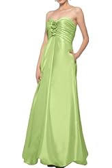 Taffeta  Evening Dress  With Ruffles