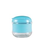 OXO Tot Flip-Top Snack Cup, Aqua, 5 Ounce