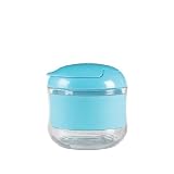OXO Tot Flip-Top Snack Cup, Aqua, 5 Ounce