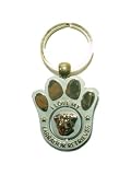 Labrador Retriever Key Ring Paw Print Made in the USA - It Spins!
