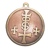 Magical Medieval Fortune Charm for Strength, Power, Riches, and Abundance Talisman Charm Amulet on a Leather Thong (MA08)
