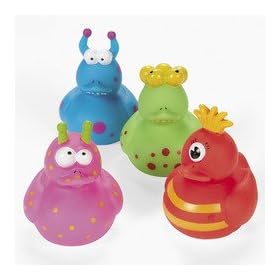  12 Vinyl Monster Rubber Duckies