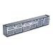 Deflecto 20904OP Nine-bin horizontal tilt bin storage system, 23-5/8w x 2-1/2d x 3-5/16h, black