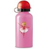 Crocodile Creek Ballerina Stainless Steel 13.5 Oz Water Bottle