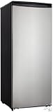 Danby: DUF808 8.2 cu. ft. Upright Freezer with 3 Wire Shelves, 4 Door Shelves, Manual Defrost, Mechanical Thermostat and Scratch Resistant Worktop